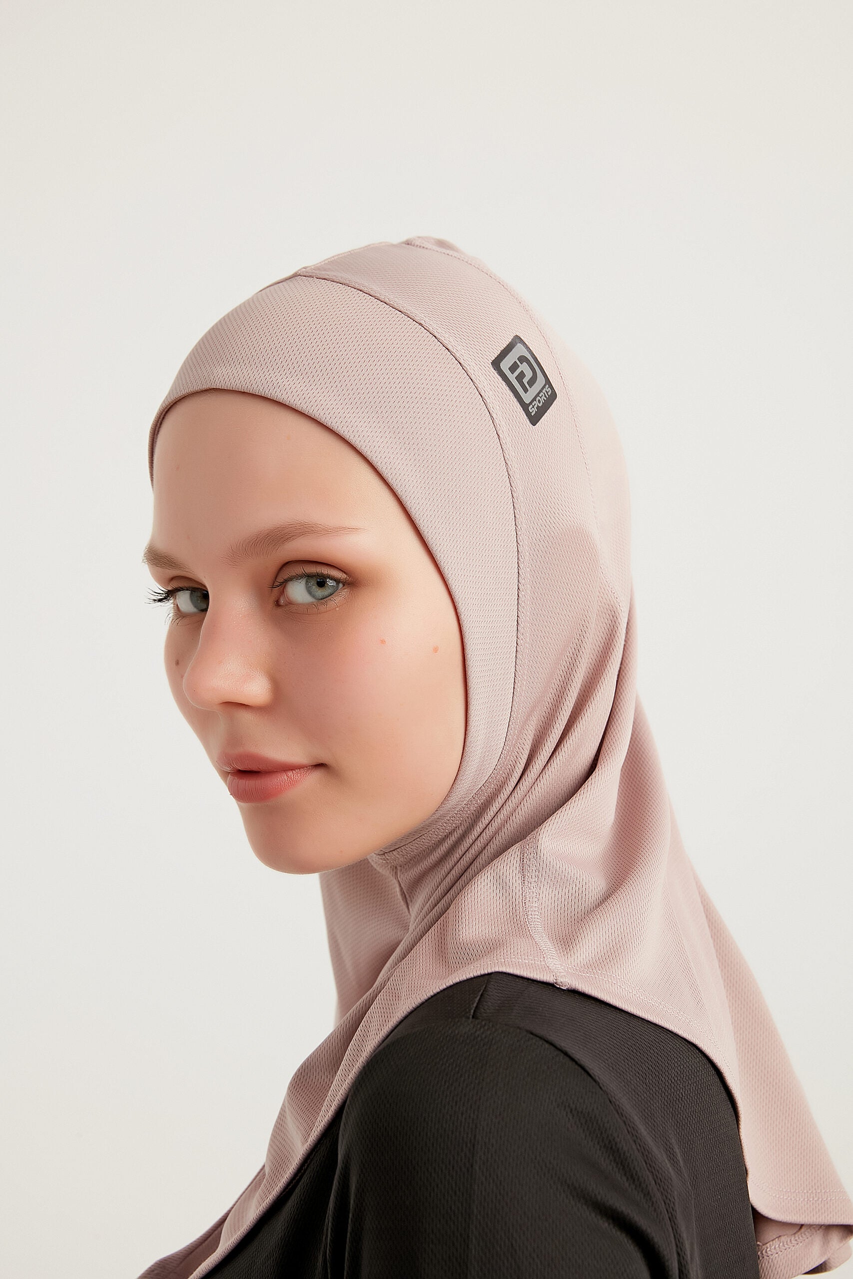 KFIT-HIJAB Sports Bonnet – Powder Pink