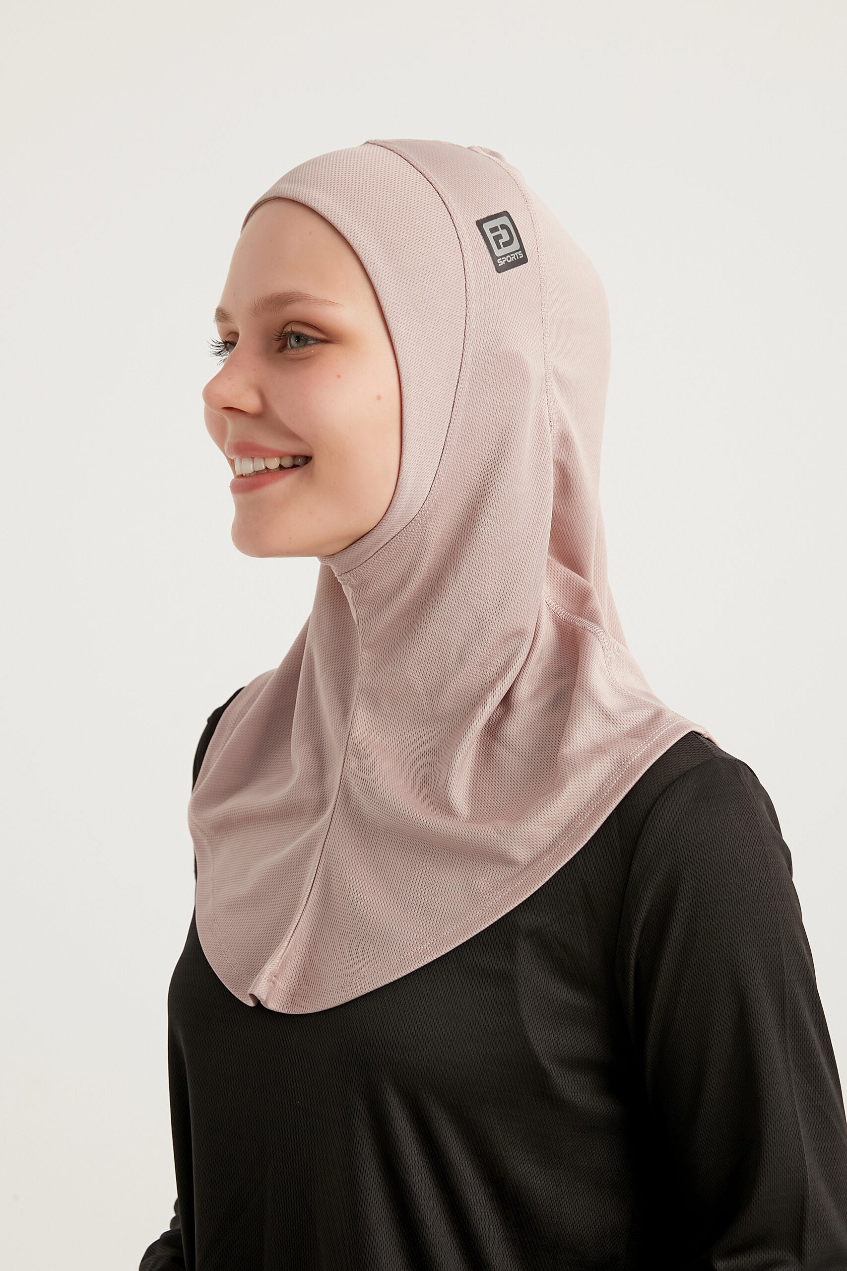 KFIT-HIJAB Sports Bonnet – Powder Pink