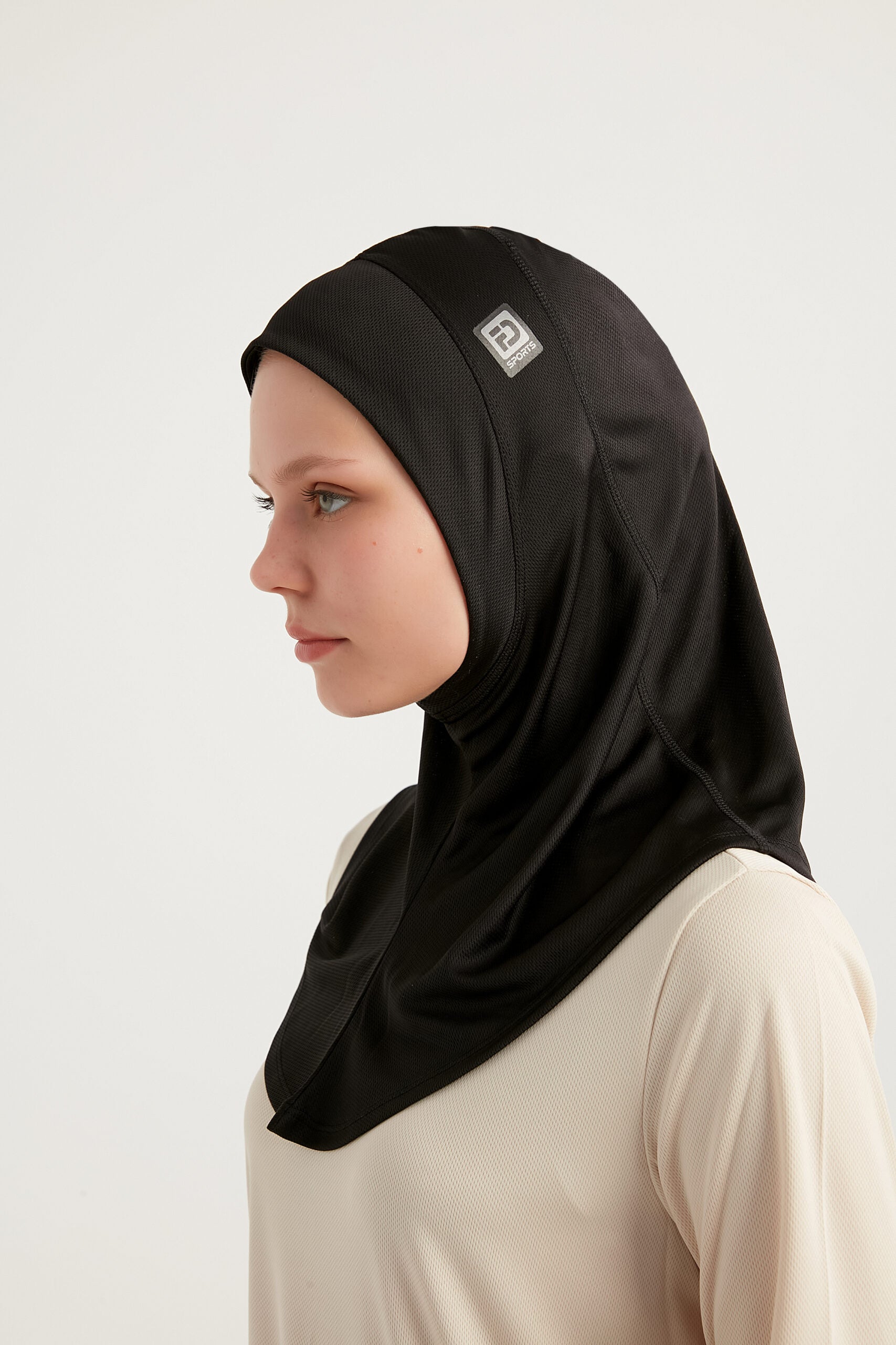 KFIT-HIJAB Sports Bonnet – Black