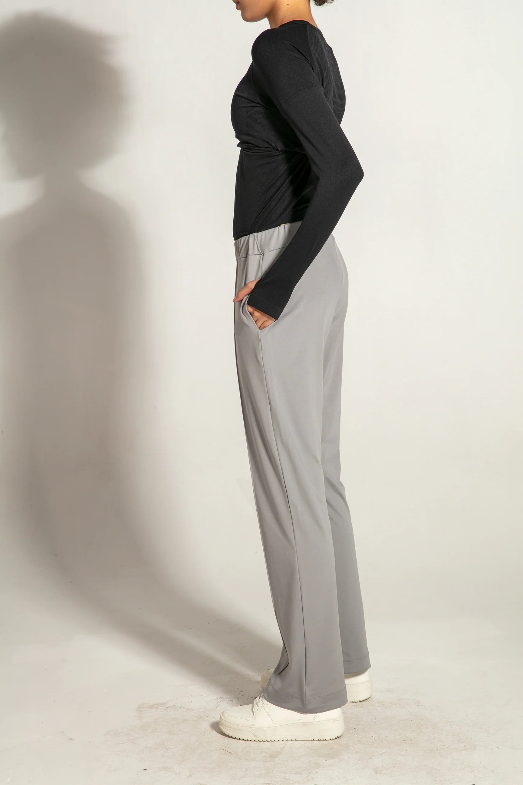 MAGIC-FIT Quick Dry Tracksuit Bottom - Gray