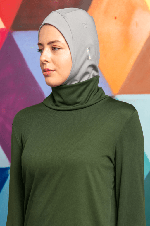 PRO-HIJAB Sports Bonnet – Light Gray