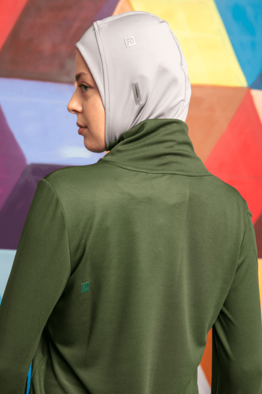 PRO-HIJAB Sports Bonnet – Light Gray