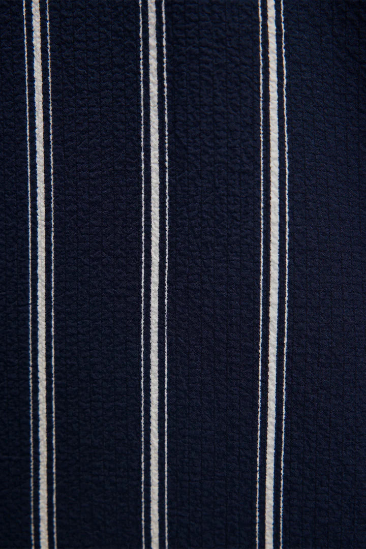 STRIPED SEERSUCKER SHIRT