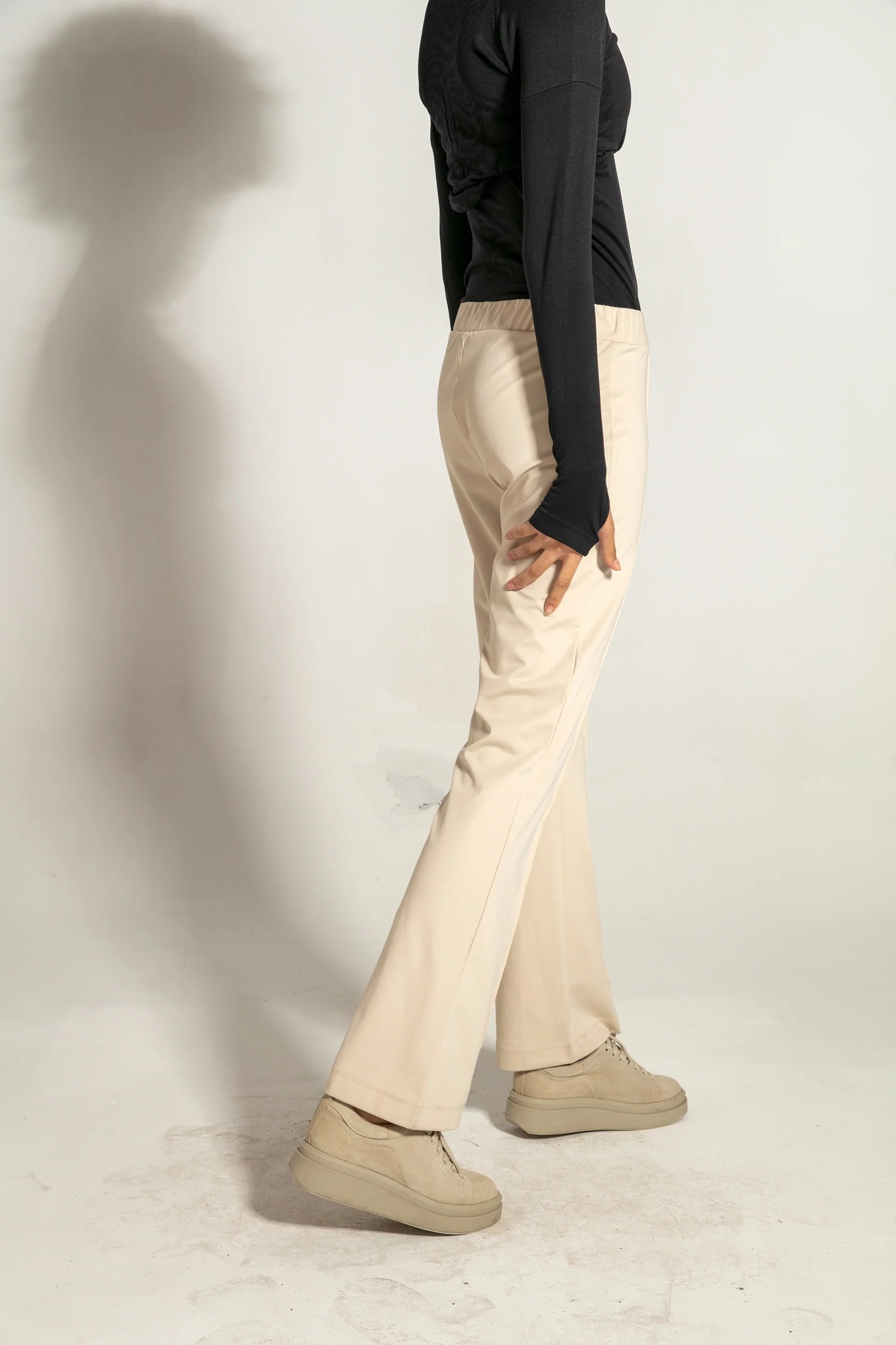 MAGIC-FIT Quick Dry Tracksuit Bottom - Beige