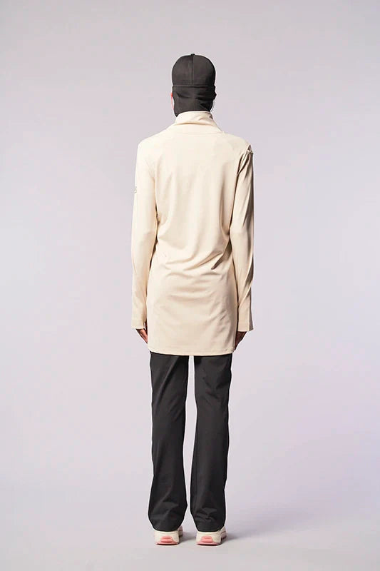 GYM-FIT High Neck Quick Dry Top – Beige