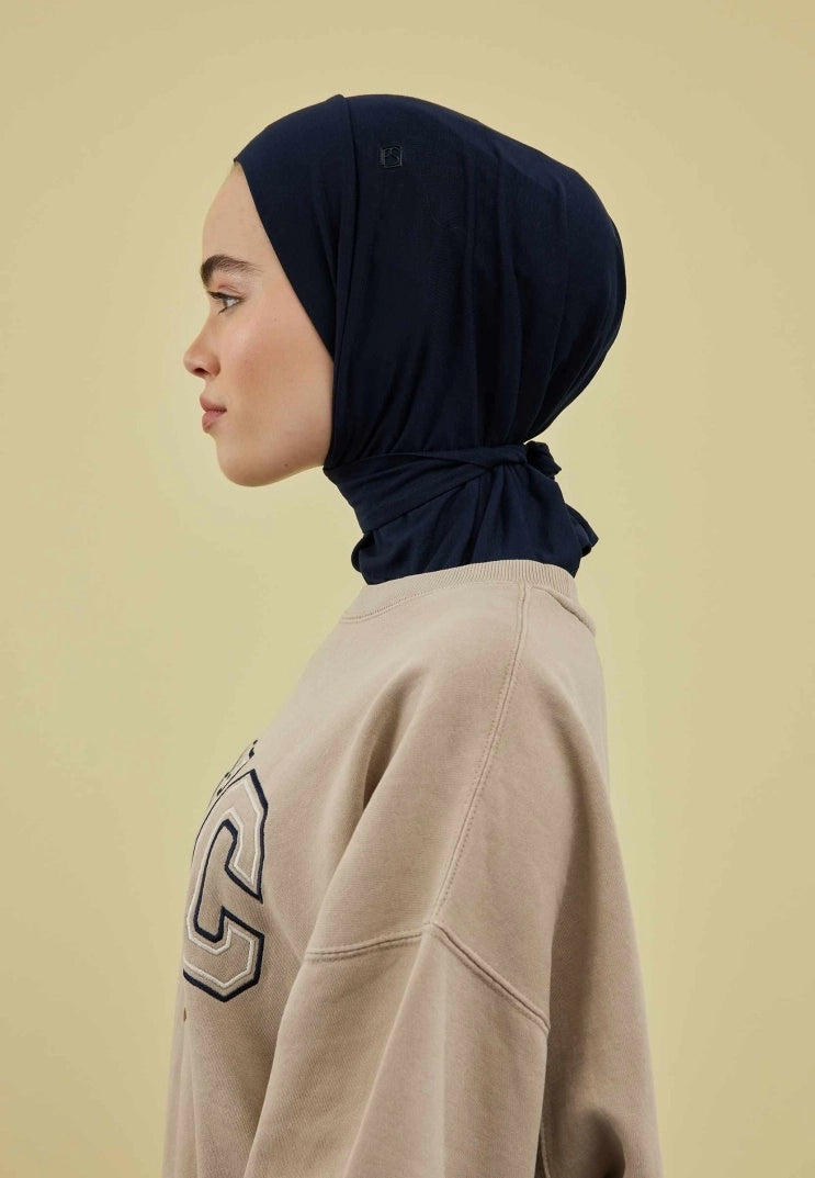 ATHLETIC HIJAB - NAVY BLUE