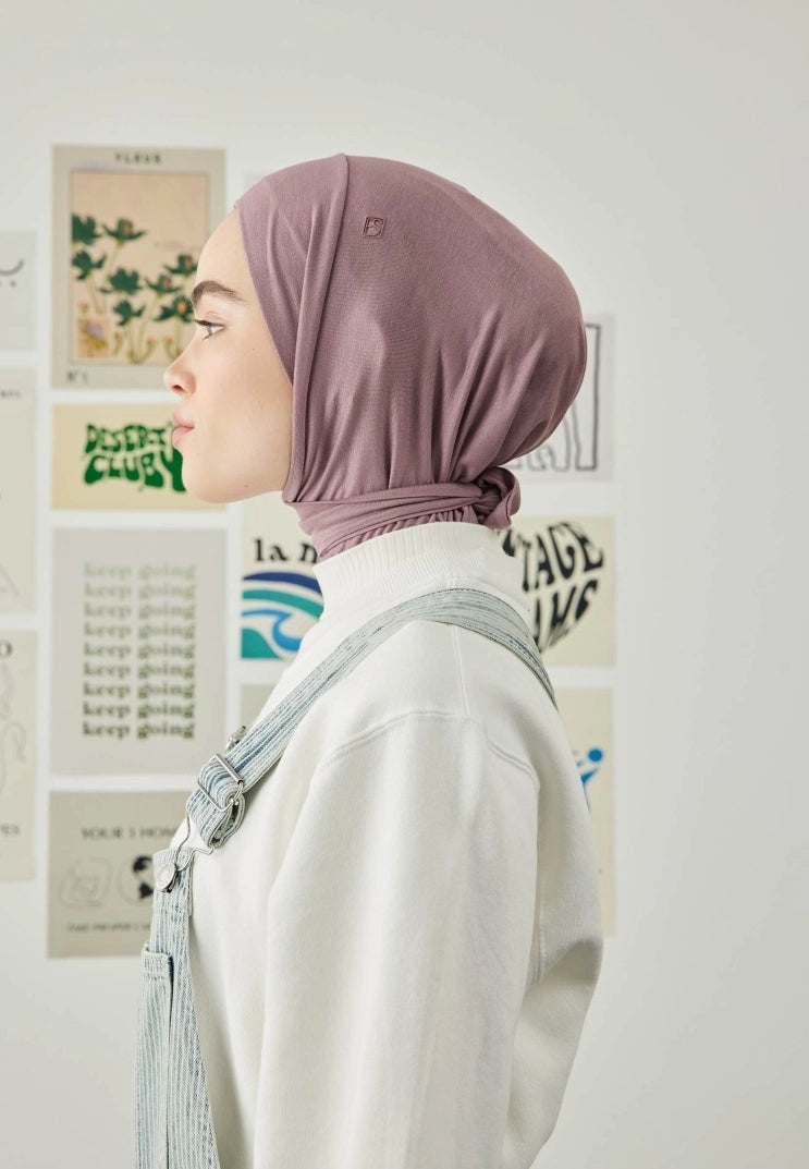 ATHLETIC HIJAB - DUSTY ROSE