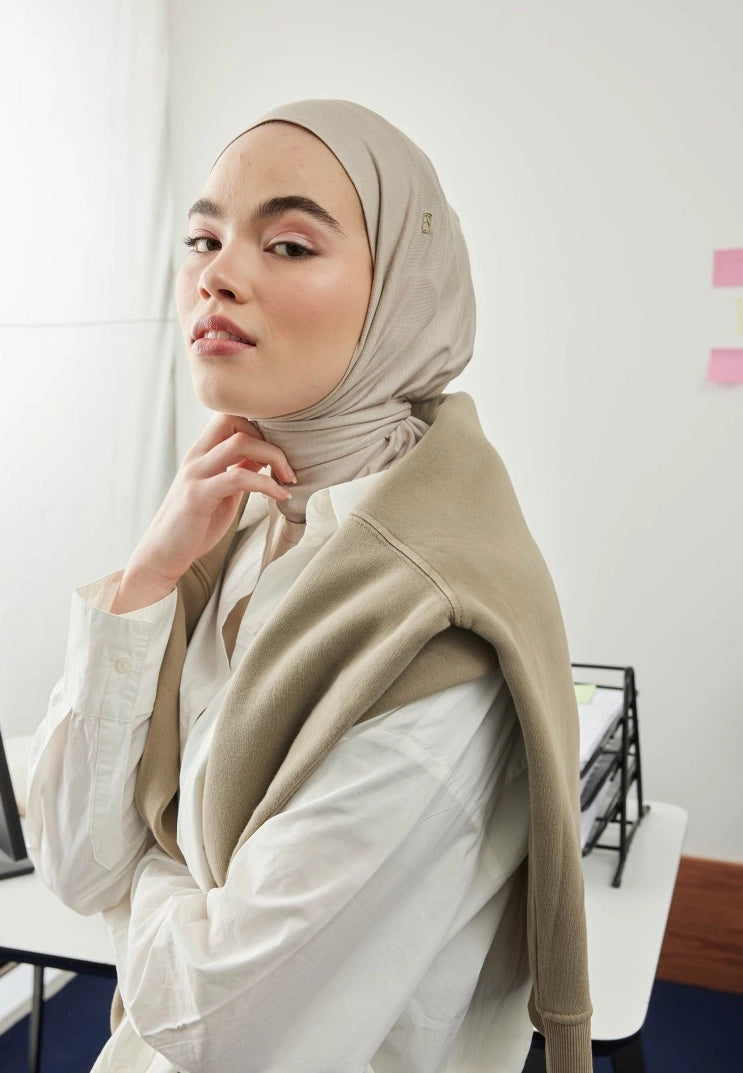 ATHLETIC HIJAB - BEIGE