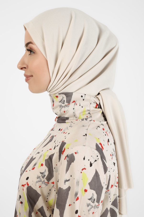 FLEX-HIJAB Sports Shawl – Beige