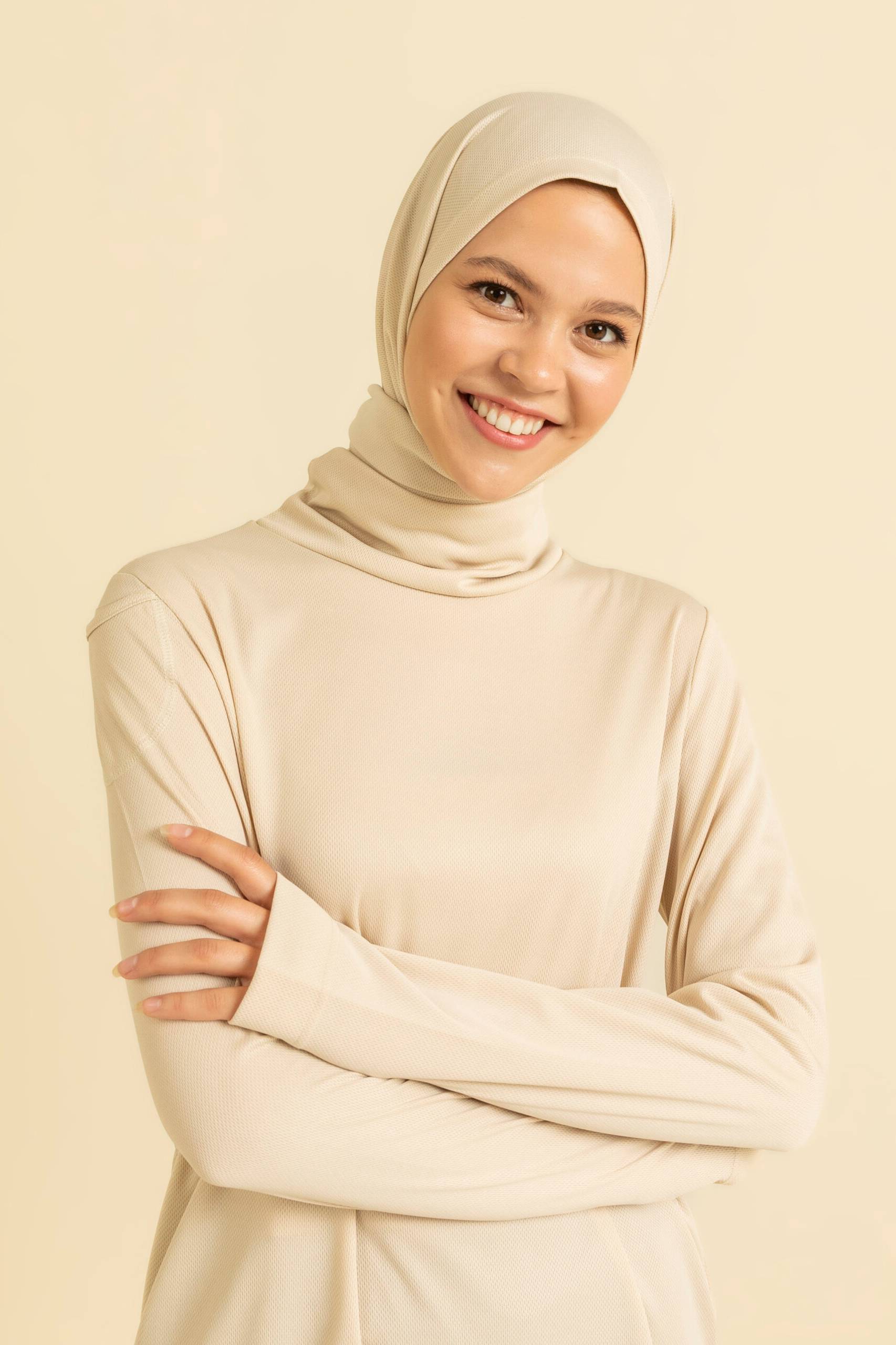 FLEX-HIJAB Sports Shawl – Beige