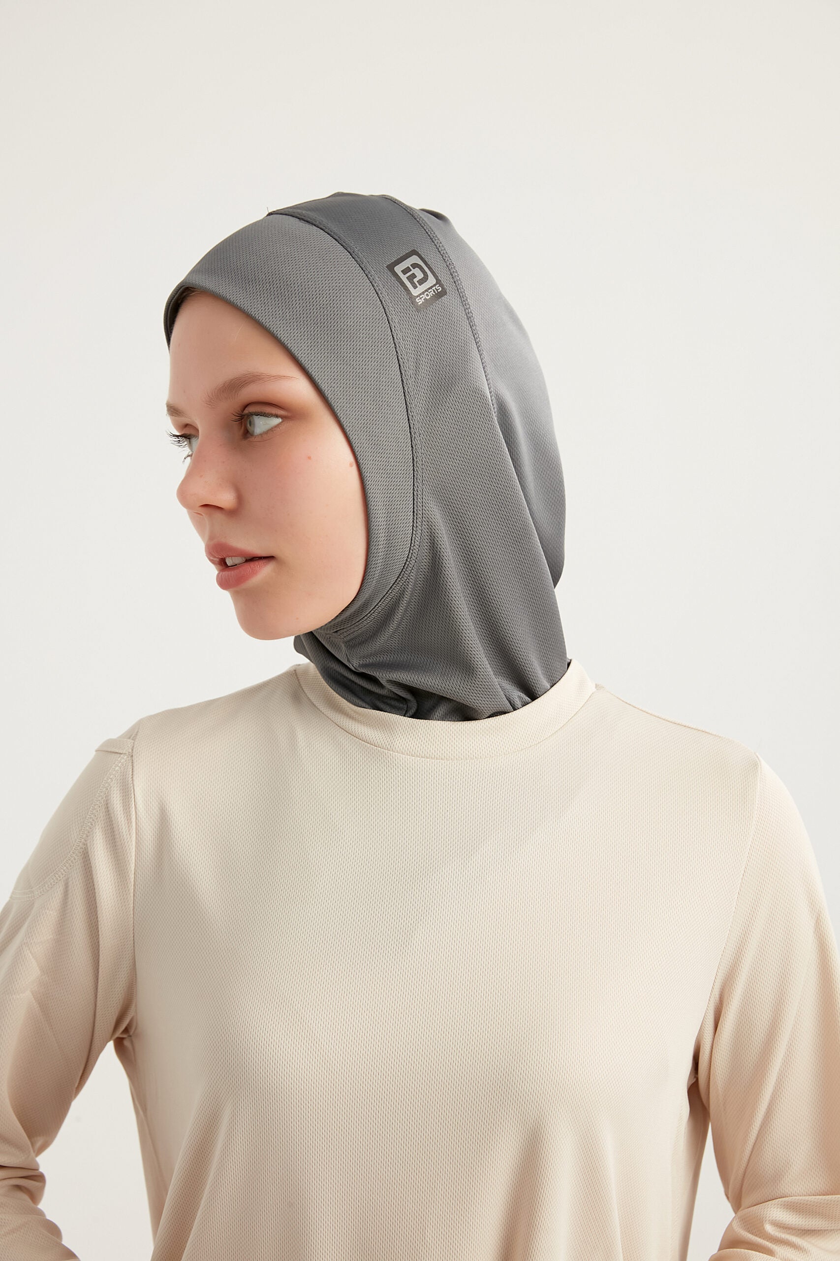 KFIT-HIJAB Sports Bonnet – Dark Gray