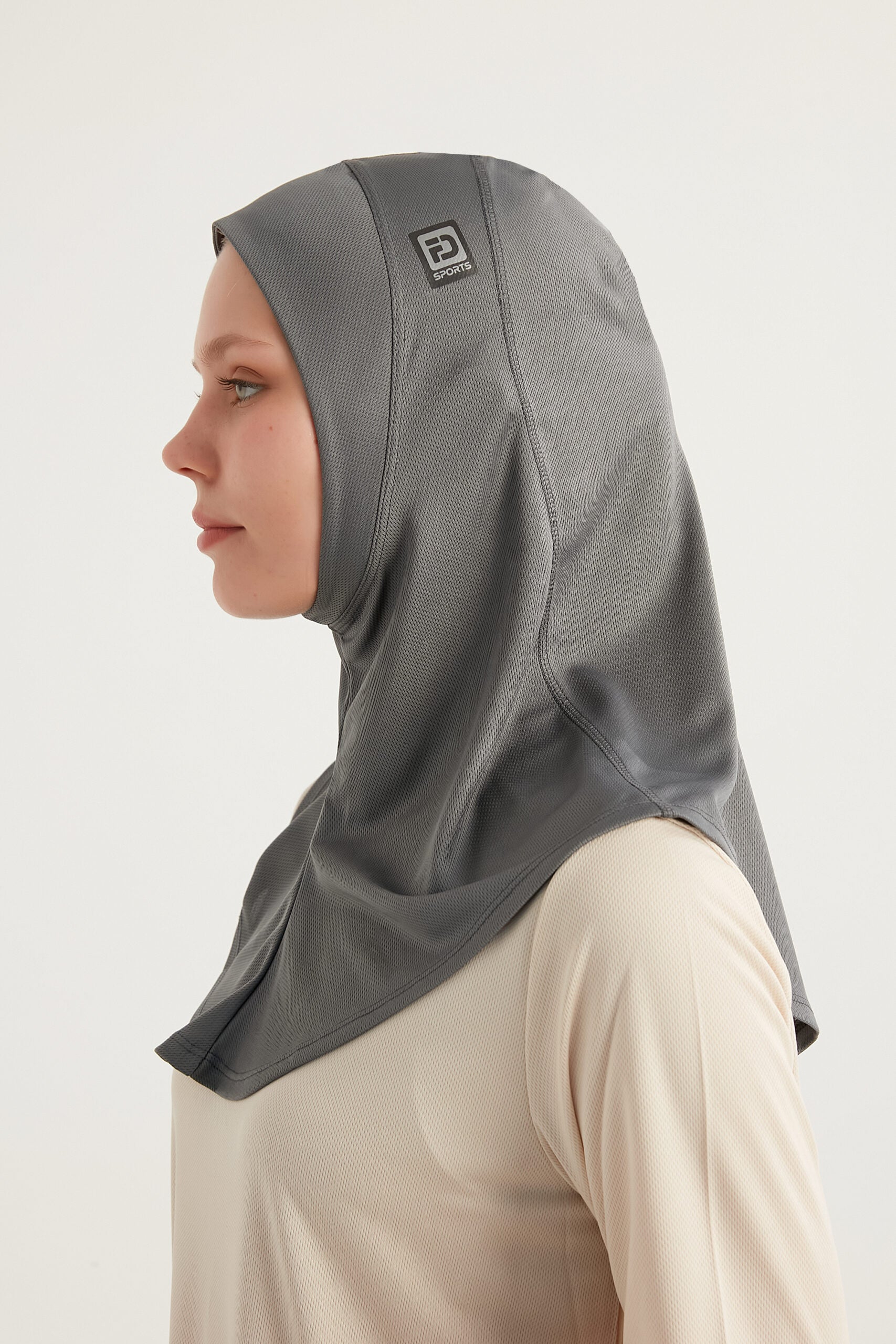 KFIT-HIJAB Sports Bonnet – Dark Gray