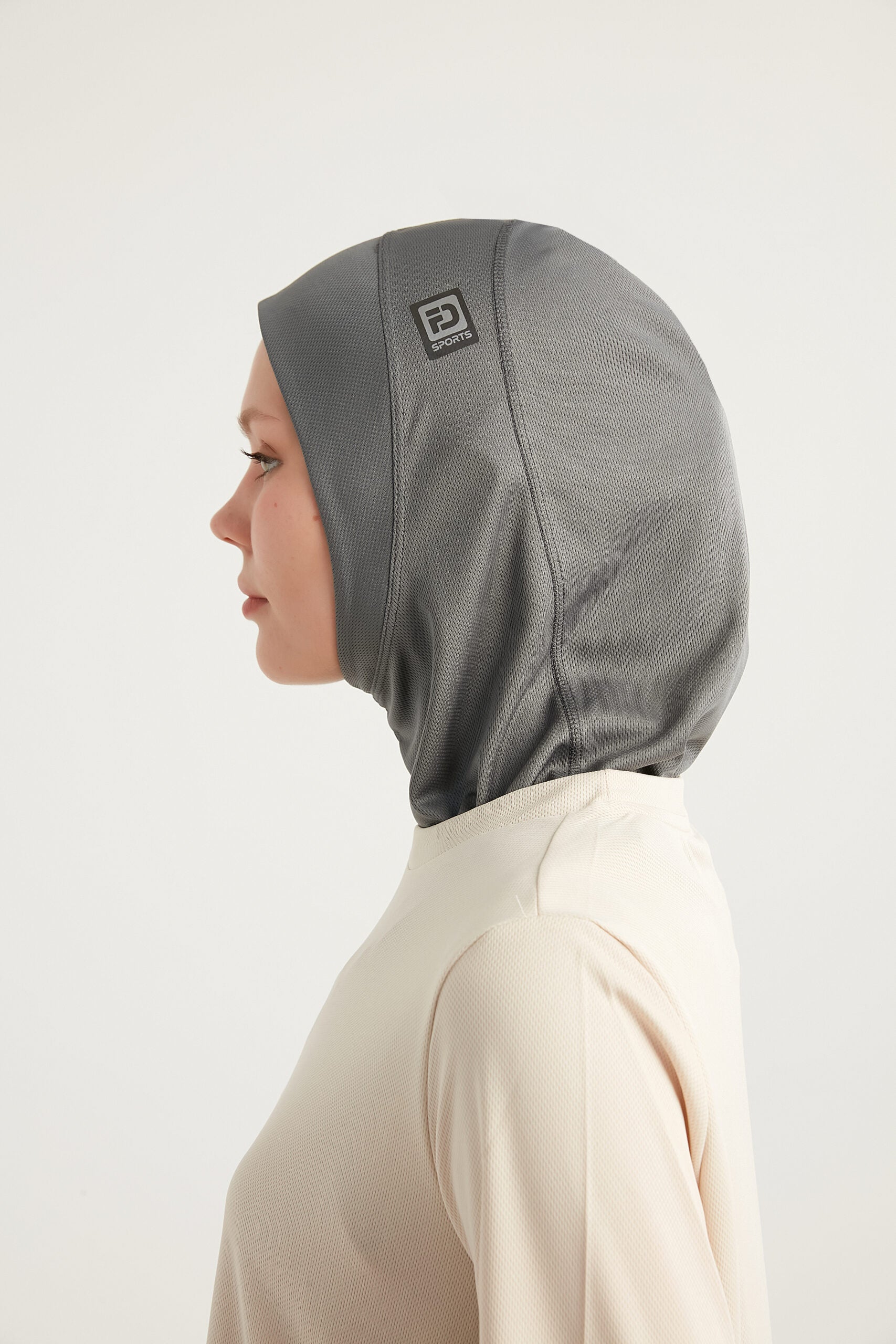 KFIT-HIJAB Sports Bonnet – Dark Gray