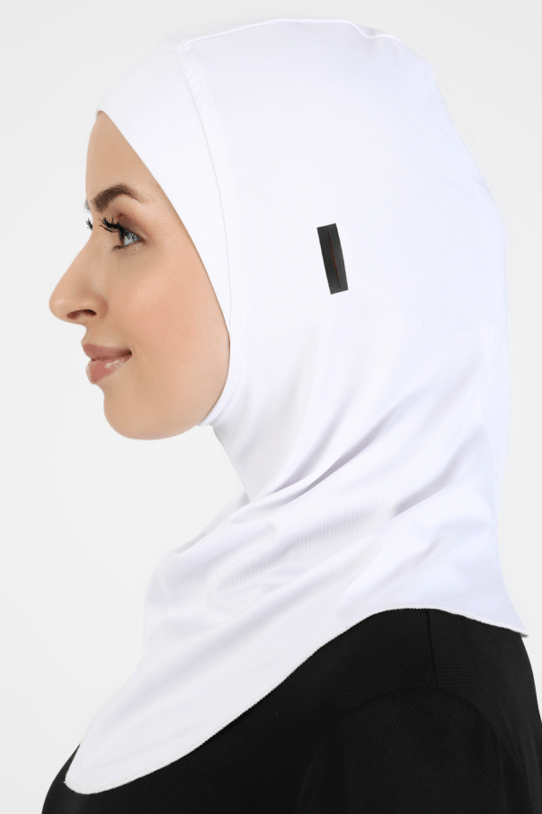 PRO-HIJAB Sports Bonnet – White