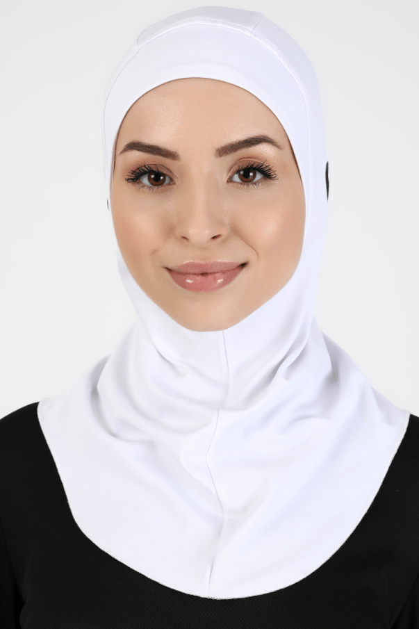 PRO-HIJAB Sports Bonnet – White