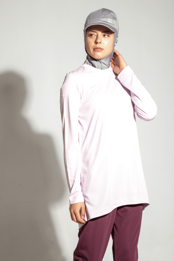 TRAIN-FIT Crewneck Quick Dry Top– Lilac