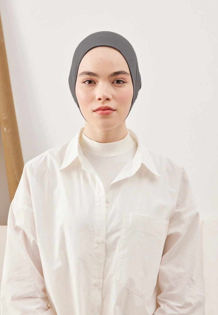 WIDE VOLUME PRACTICAL BONNET - DARK GREY