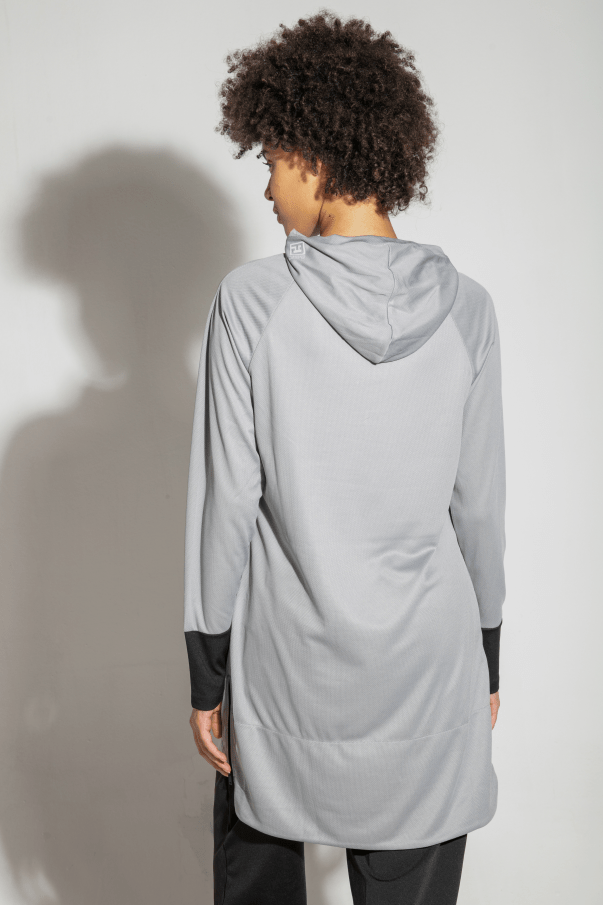 Side zippered Hooded Quick Dry Sweatshirt – Light Gray