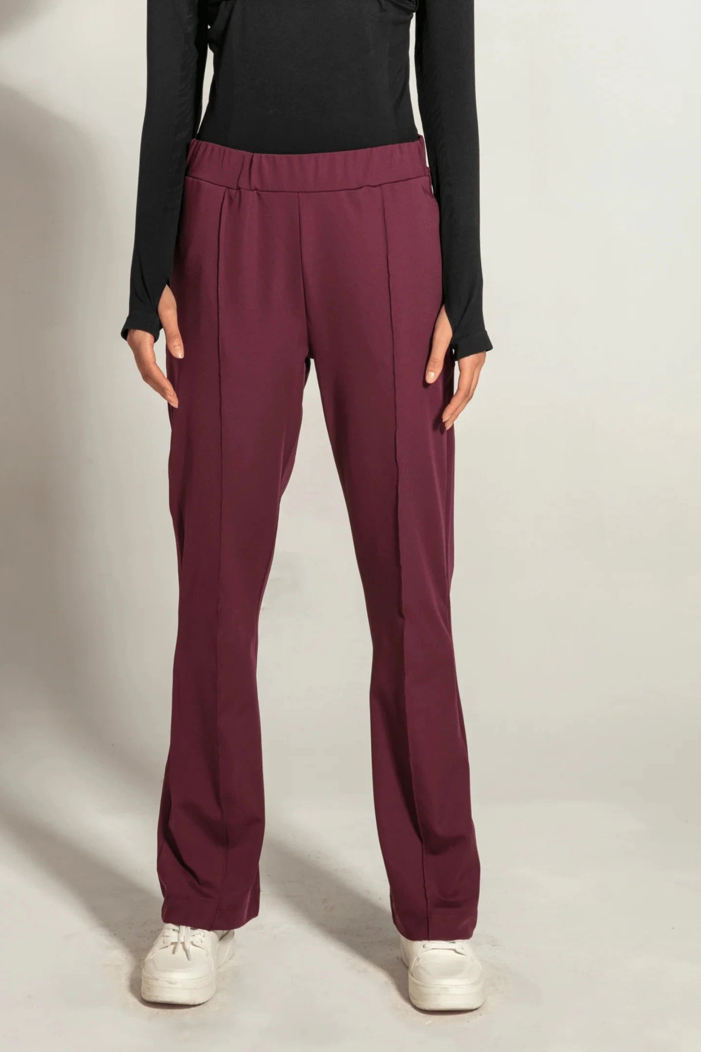 MAGIC-FIT Quick Dry Tracksuit Bottom - Burgundy